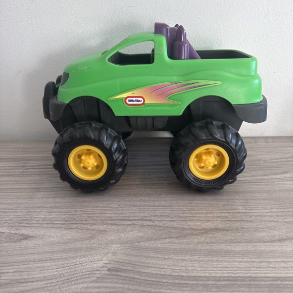 Little Tikes Other - Vintage Played With Little Tikes Rugged Riggz Green Monster Truck Toy